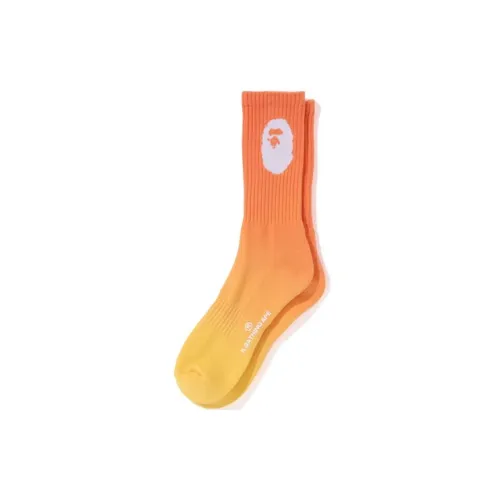 A BATHING APE Men Knee-high Socks