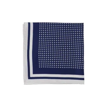 TOM FORD Logo Printed Polka Dot Pocket Square