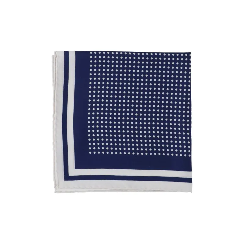 TOM FORD Logo Printed Polka Dot Pocket Square-0