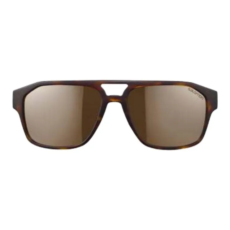 SALOMON Irregular Shape Sunglasses Unisex Tortoiseshell-1