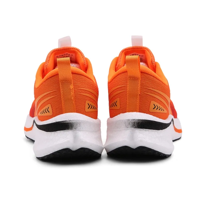 Qing Pao Running Shoes Men Low Top White-4