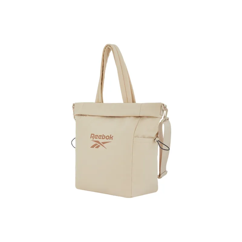 Reebok Fabric One Shoulder Crossbody Tote Regular Women's Ecru/Black/Khaki-5