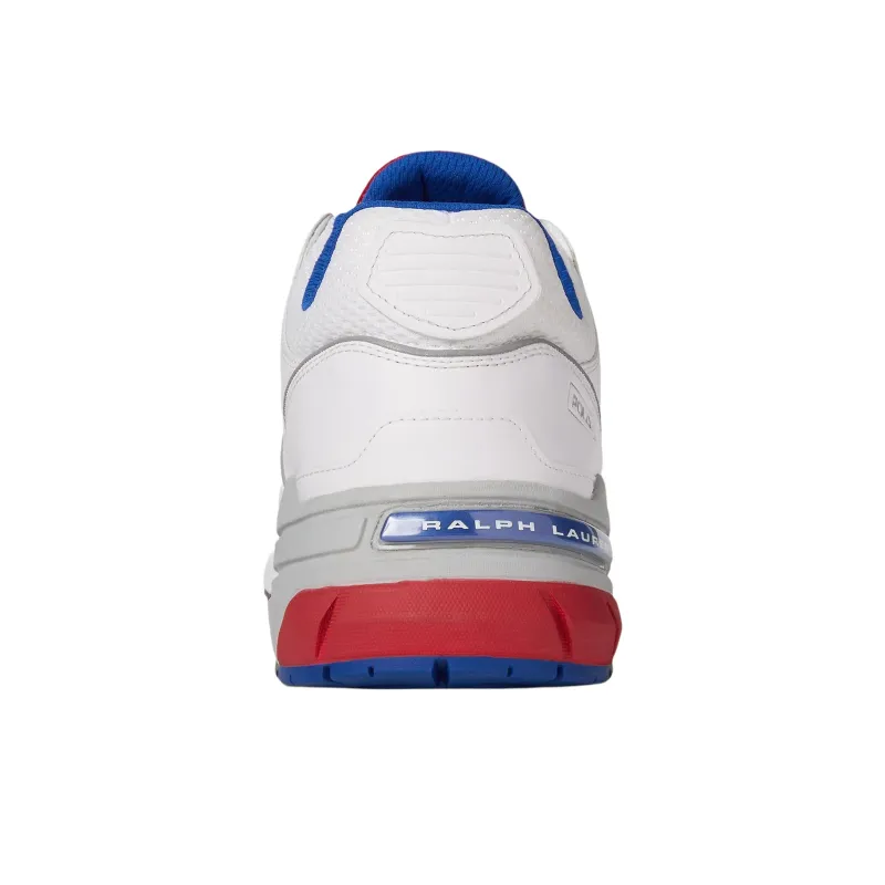 Polo Ralph Lauren Trackster 200 Low Top Casual Shoes Men's White-4