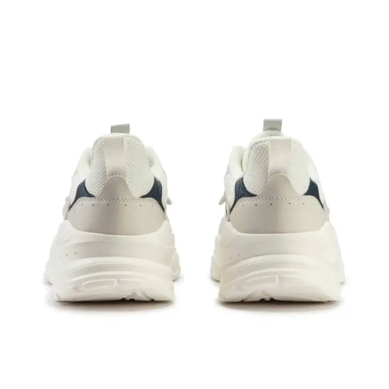 361° Cambria Wear-Resistant Height Increasing Low-Top Casual Shoes Men's Feather White Oat Milk-3