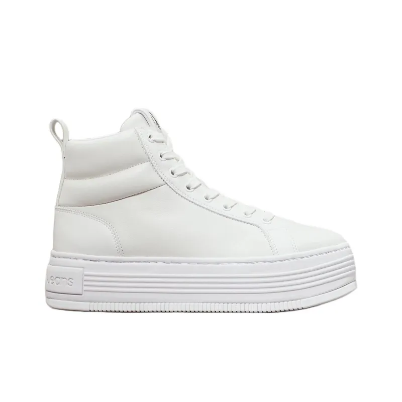 CKJ CALVIN KLEIN JEANS Low-Top Skateboard Shoes Women's White-1