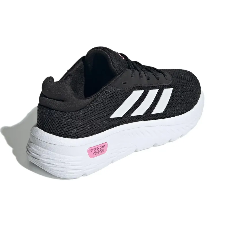 Adidas CLOUDFOAM COMFY Anti-Slip Wear-Resistant Low-Top Casual Running Shoes Women's Black-3