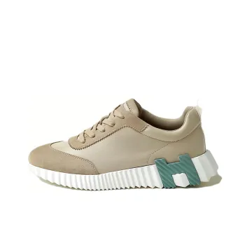 HERMES Bouncing Casual Shoes Women's Beige