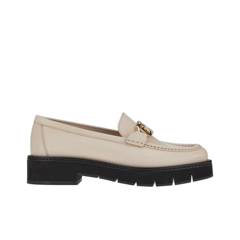 FERRAGAMO Gancini-plaque Leather Loafers-1