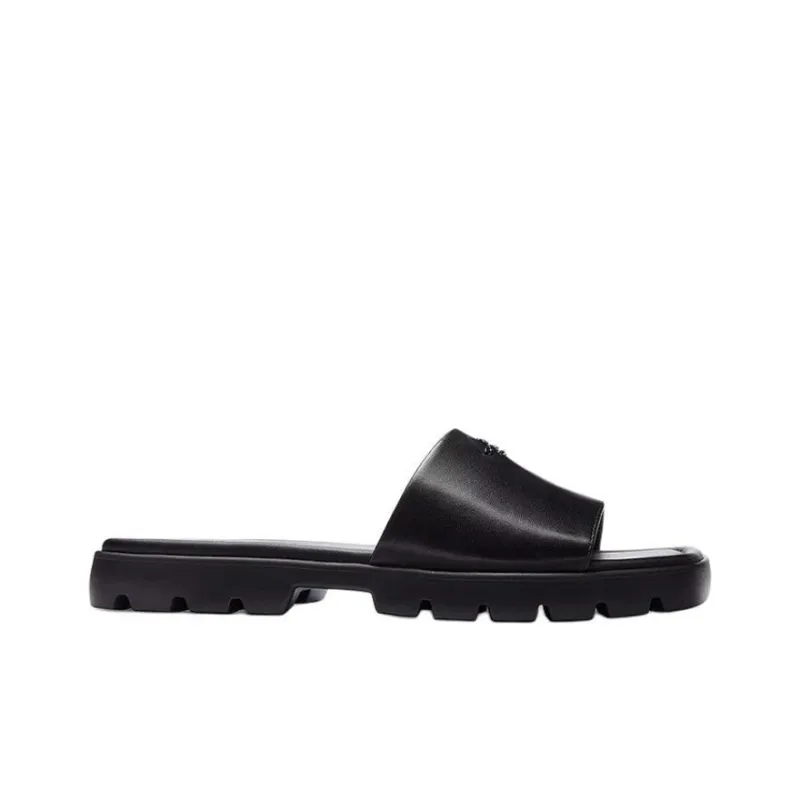 COACH Slide Slippers Women's Black-1