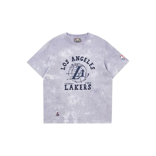 Nba X JACK&JONES T-Shirts Unisex C39 Lavender Purple