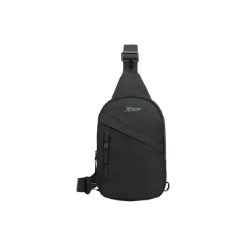 XTEP Fabric Sling Bag Regular Unisex Black