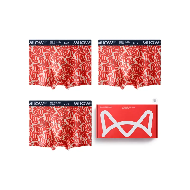 MIIOW Underpants Men's Box 3 Pack-8