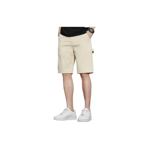 Tonlion Casual Shorts Men Khaki