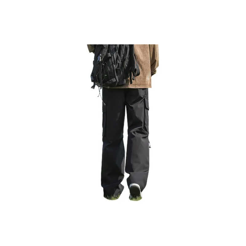 NOTFORMAD Cargo Pants Unisex Black-1