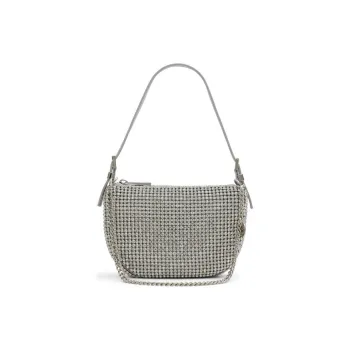 ALDO Polyester Shoulder Bag Small Size Women's Silver