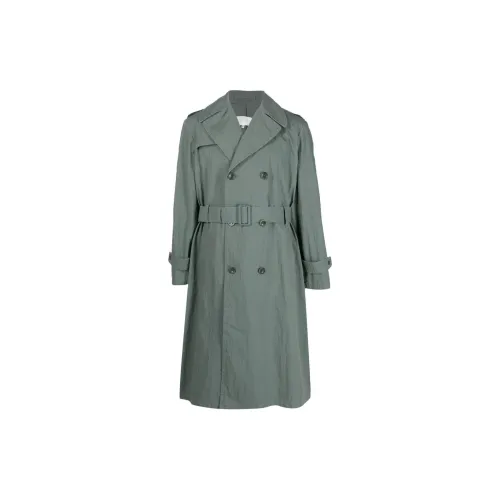 Maison Margiela Trench Coats Men Green