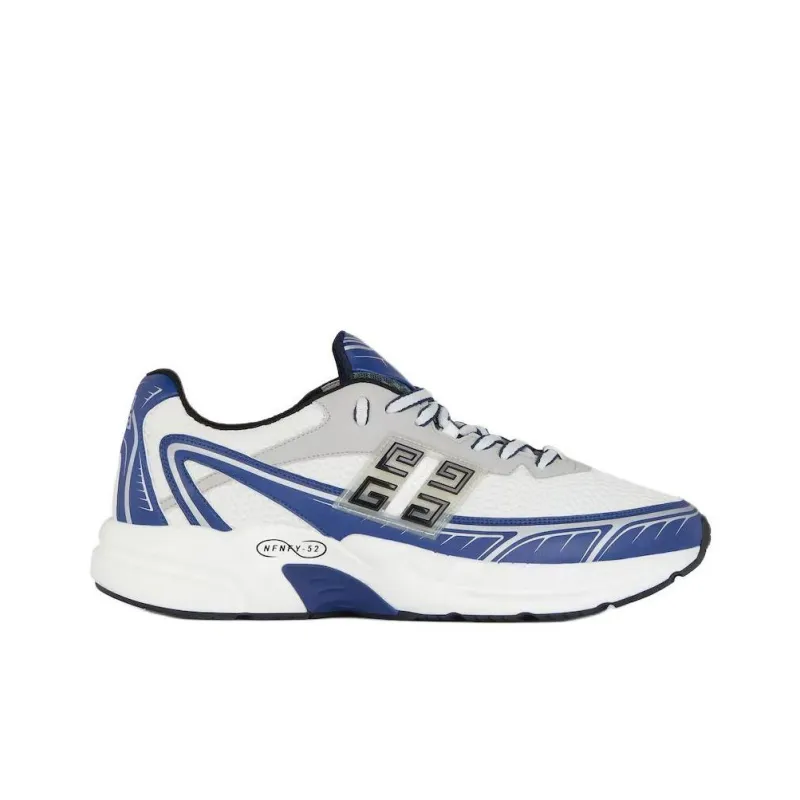 Givenchy Low Top Running Shoes Men's Blue White-1