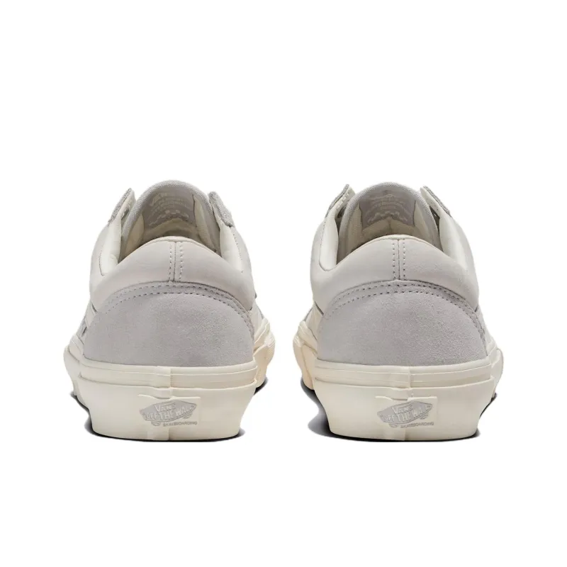 Vans SKATE CLASSICS Anti Slip Wear Resistant Low Top Skateboard Shoes Unisex Gray White-3