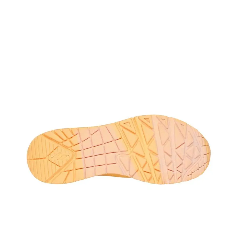 Skechers Uno Anti-Slip Wear-Resistant Low-Top Casual Shoes Women's Yellow-4