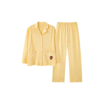 Kerener Pajama Set Women's Yellow