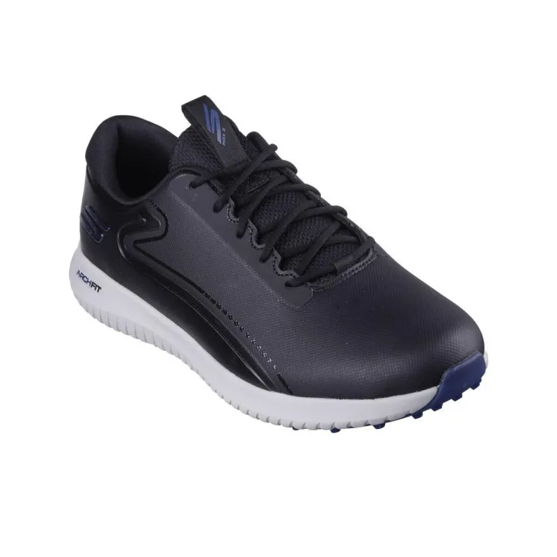 Skechers Go Golf Max 3 Anti-Slip Wear-Resistant Low-Top Golf Shoes Men's Black Gray Color-3