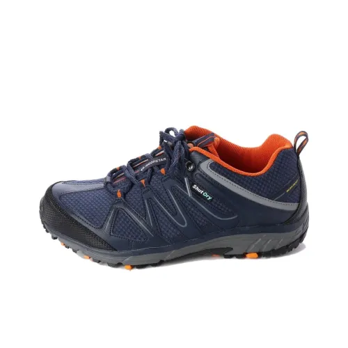 MoonStar Hiking / Trekking Shoes Men Low-Top Blue/Orange