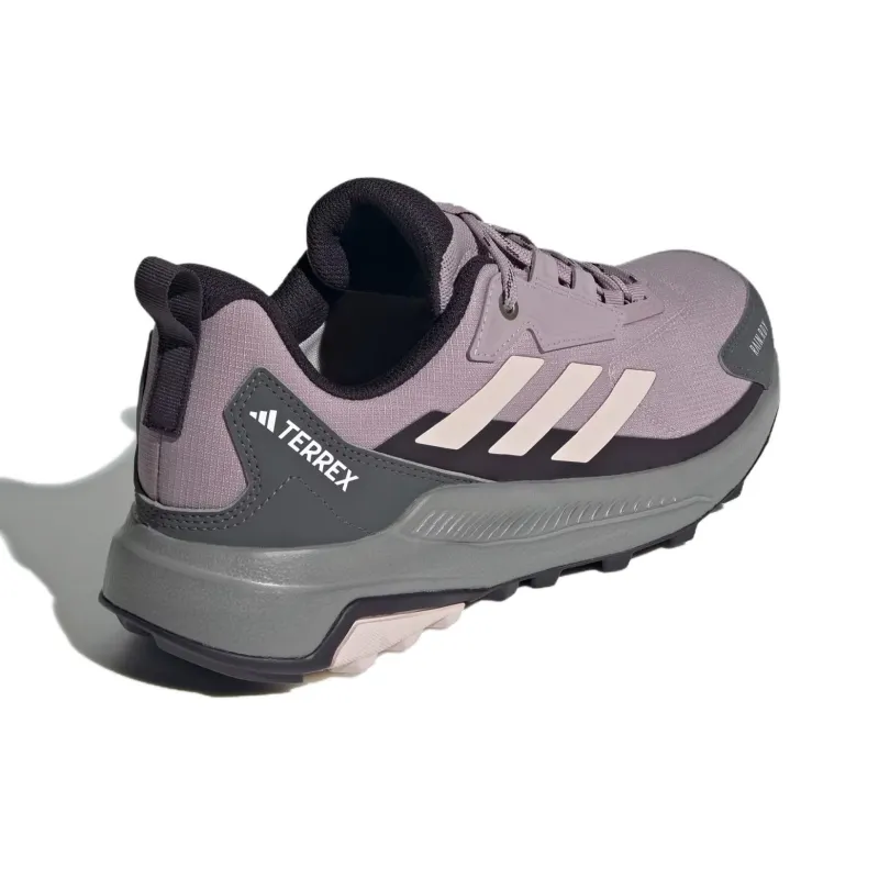Adidas Terre Anti Slip Wear Resistant Low Top Hiking Shoes Women's Purple-4