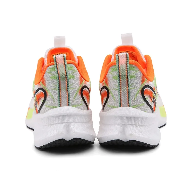 Qing Pao Running Shoes Men Low Top White-4