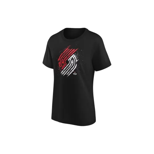 Fanatics X NBA Portland Trail Blazers T-Shirts Women's Black