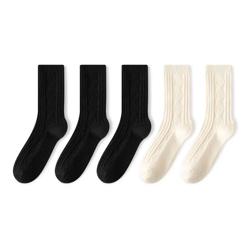 MIIOW Fruit Printing Series Mid Calf Socks Unisex Combo Set-16