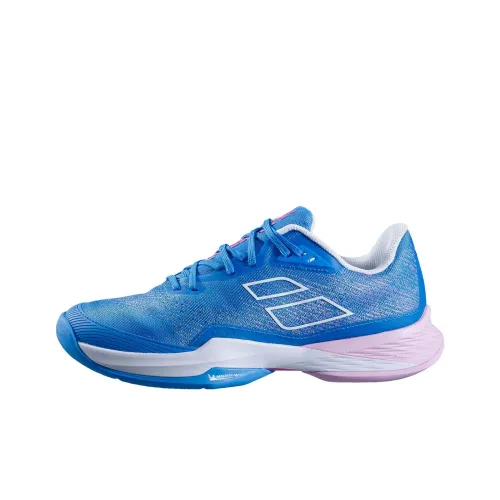 Babolat Tennis Shoes Women's Low-Top Blue Pink