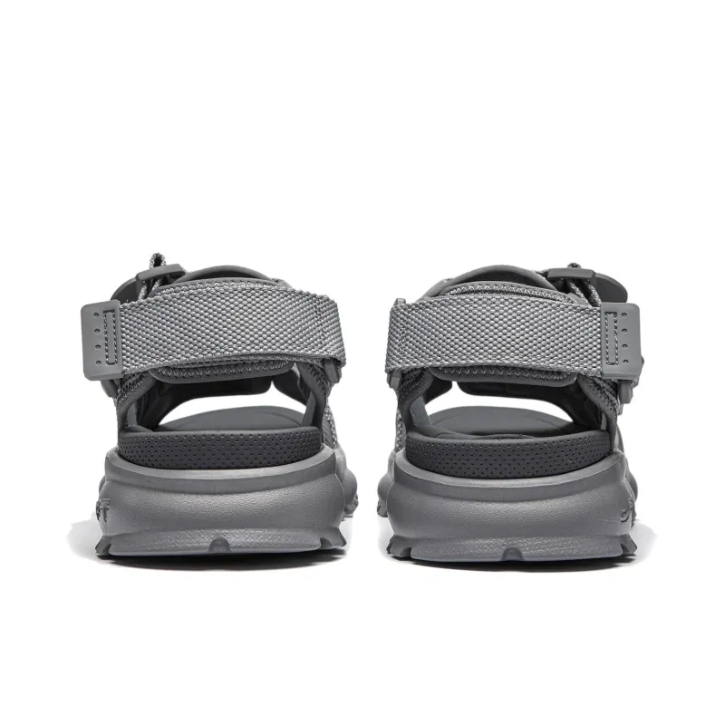 LiNing SOFT COCA Beach Sandals Men's Gray-4
