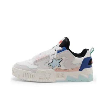 STARTER Vol Series Height Increasing Impact Resistance Quick Dry Low Top Skateboard Shoes Unisex Birch White