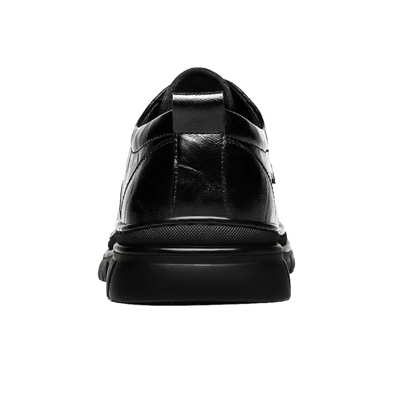 CHINT Dress Shoes Men Low Top Black, Brown-2