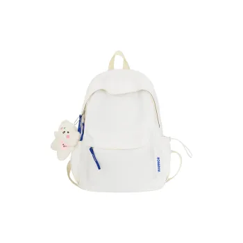 Warrior Nylon Backpack Medium Size Women's White/Black
