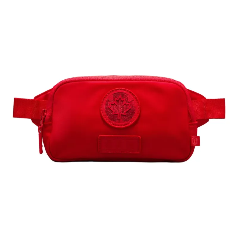 Lululemon Recycled Polyester With Nylon One Shoulder Crossbody Fanny Pack Mini Unisex Spicy Red-0