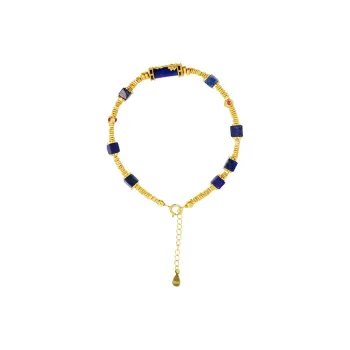 Mount Wutai Lapis Lazuli Bracelets With Girl Women's