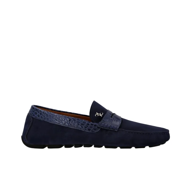 Billionaire Loafers Men's Dark Blue-1