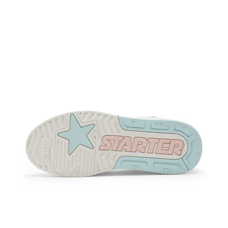 STARTER Vol Series Height Increasing Impact Resistance Quick Dry Low Top Skateboard Shoes Unisex Birch White-5