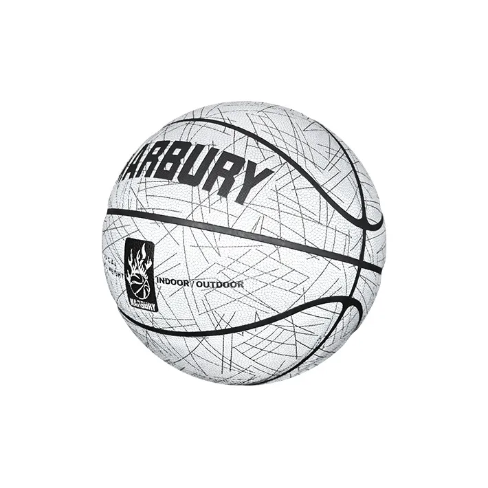 MARBURY PU Basketball Starry White Size 7 Glow in The Dark Reflective Unisex-4