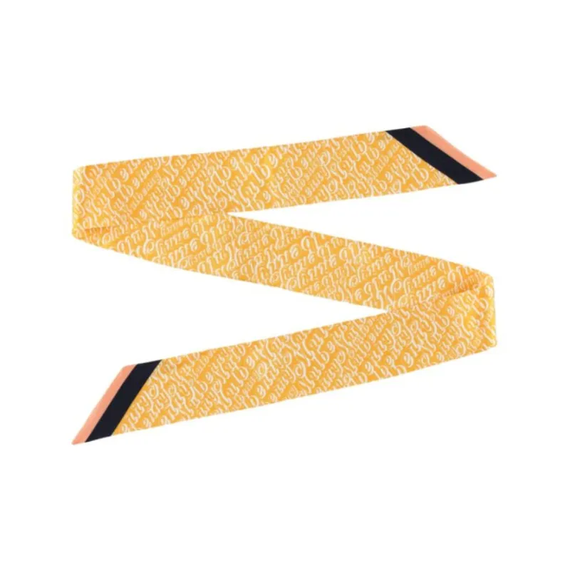 Mulberry Recycled Polyester Knit Scarves Women's Yellow-1