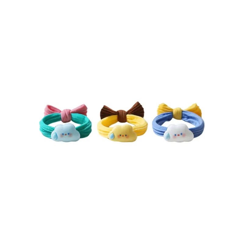 QUIET LOVE Resin Fabric Hair Tie Women's-5