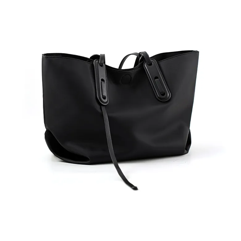Vigno Synthetic Leather Tote Bag, Shopping Bag, Handbag, Shoulder Bag Women's Khaki/Black-9