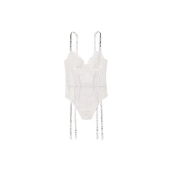 Victoria's Secret Bodysuits Women's Coconut White