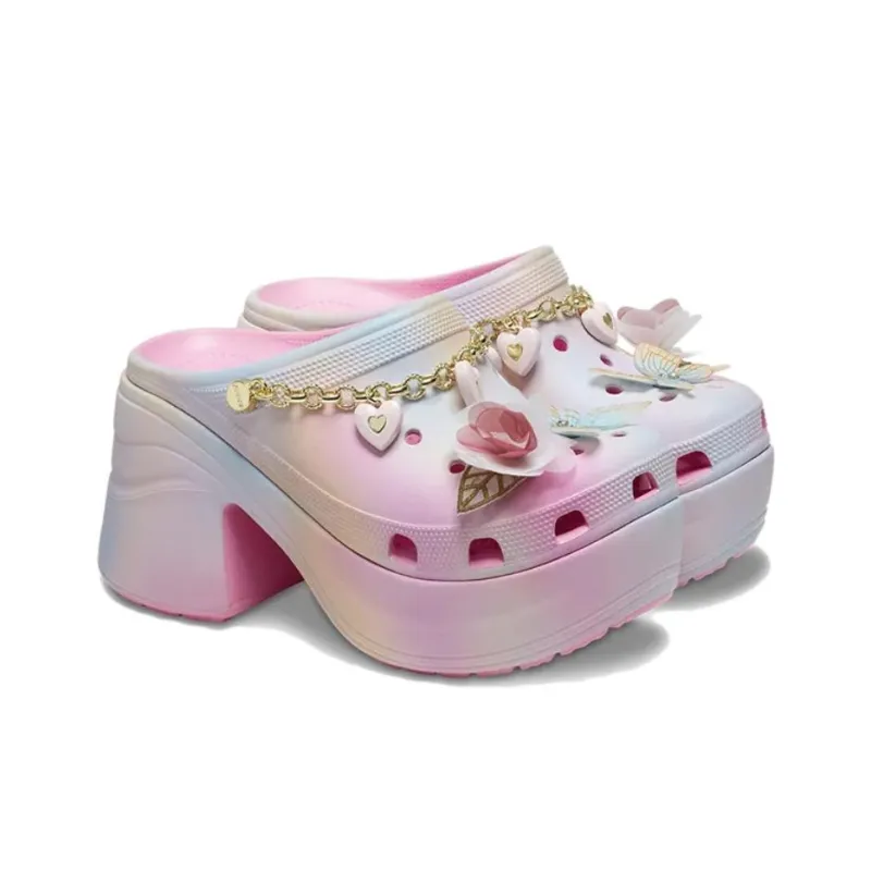 Crocs Siren Clog Clogs 9.2cm Women's Pink-3