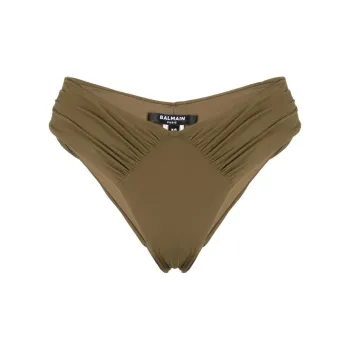 BALMAIN Draped detail Bikini Bottoms
