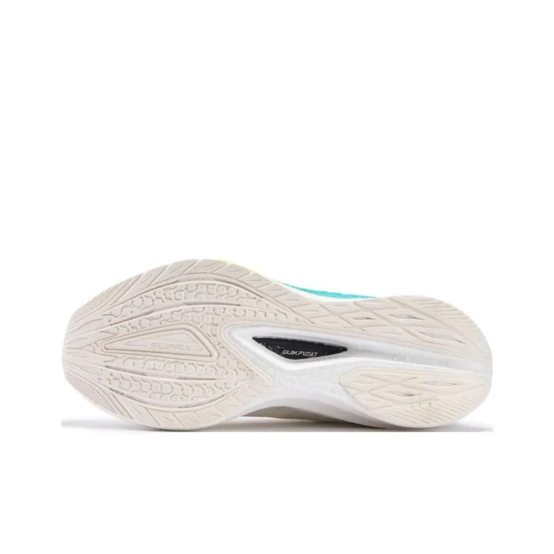 361° Float Anti-Slip Wear-Resistant Low-Top Casual Running Shoes Men's Feather White Treasure Vase Blue-4