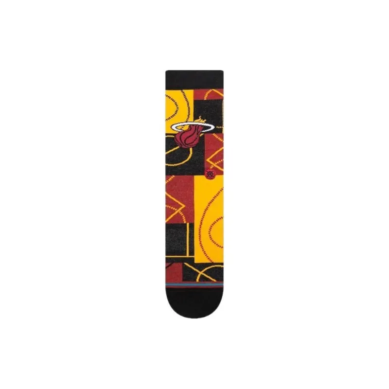 NBA Miami Heat Zona Basketball Socks Unisex 1 Pack Yellow-0