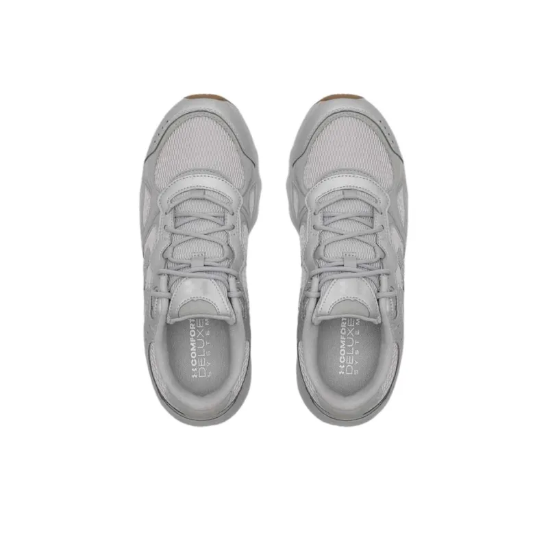 Under Armour Charged Anti Slip Wear Resistant Low Top Casual Shoes Women's Silver Gray-3