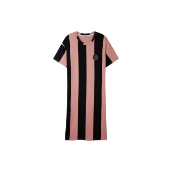 MIIOW Nightgown Women's Pink Black